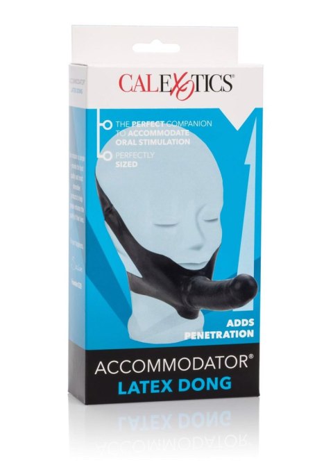 Knebel z Dildo „The Accommodator” – Czarny