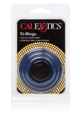Elegancji Zestaw Pierścieni Erekcyjnych Tri-Rings Blue