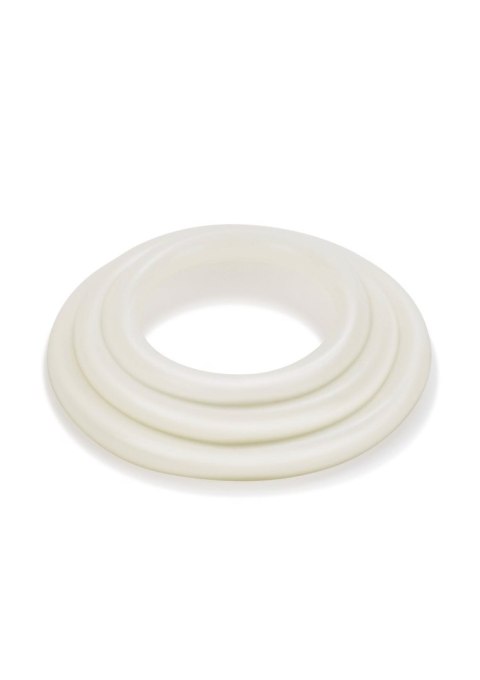 Tri-Rings: Białe Pierścienie Erekcyjne