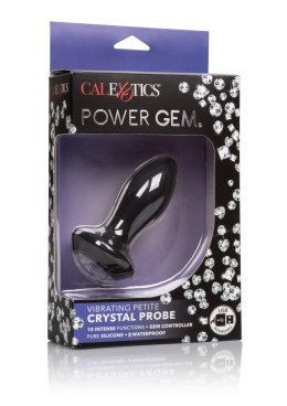 Wibrujący Mini Plug Analny Crystal Czarny