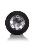 Wibrujący Mini Plug Analny Crystal Czarny