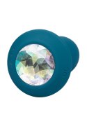 Wibrująca Sonda Analna Power Gem® Crystal Petite - Błękitna