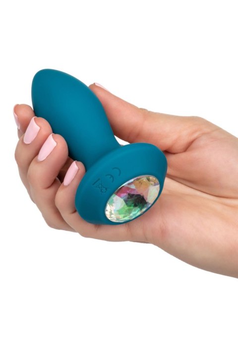 Wibrująca Sonda Analna Power Gem® Crystal Petite - Błękitna