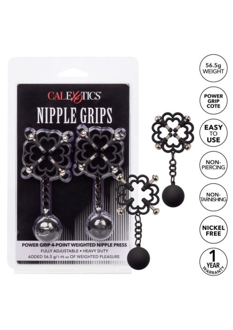Metalowy Klips na Sutki z Obciążeniem
