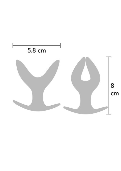 Czarny Korek Analny Rozszerzalny Anchor Plug S