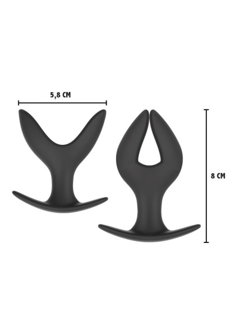 Czarny Korek Analny Rozszerzalny Anchor Plug S