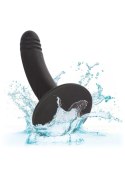 Boundless 15.25 cm – Prążkowany Czarny Dildo z Przyssawką