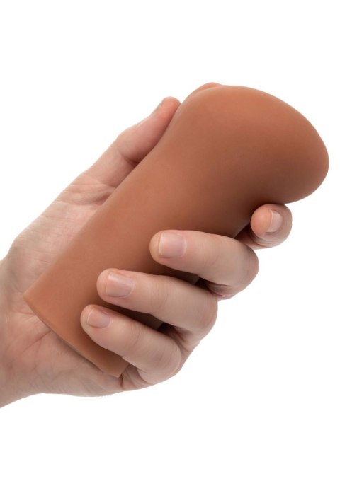 Realistyczny masturbator Boundless Vulva w odcieniu karmelowej skóry