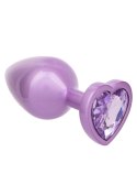 Korek Analny Diamond Heart – Duży, z Kryształowym Sercem