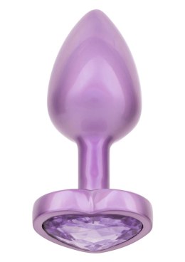 Mały Fioletowy Plug Analny 'Diamond Heart'
