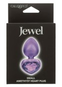 Mały Fioletowy Plug Analny 'Diamond Heart'