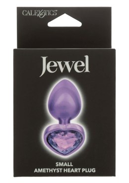 Mały Fioletowy Plug Analny 'Diamond Heart'