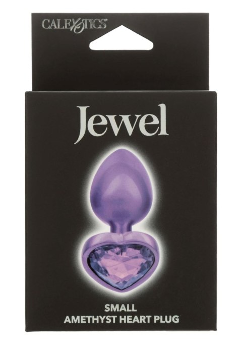 Mały Fioletowy Plug Analny 'Diamond Heart'