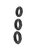 Zestaw Pierścieni Erekcyjnych Heavy C-Ring Black