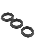 Zestaw Pierścieni Erekcyjnych Heavy C-Ring Black