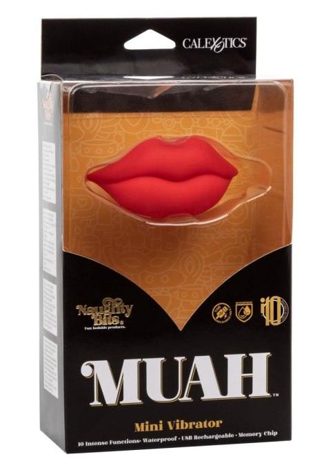 Mini Wibrator Muah Czerwone Usta