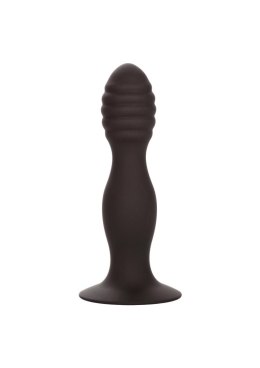 Czarny Prążkowany Plug Analny