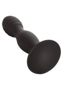 Czarny Prążkowany Plug Analny