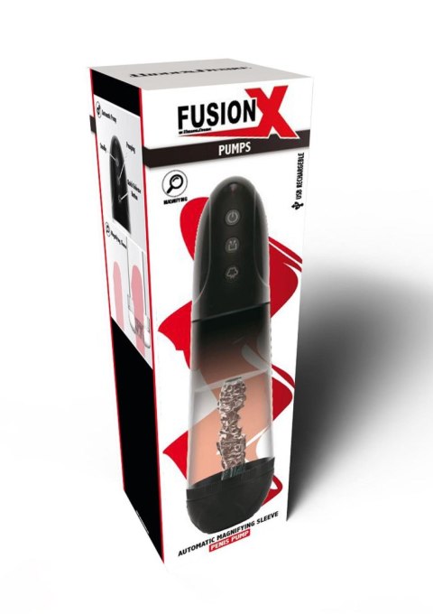 Automatyczna Pompka Powiększająca FUSION X Czarna