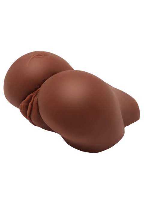 Wibrujący Masturbator Realistyczny Big Ass Banger w Odcieniu Ciemnej Skóry