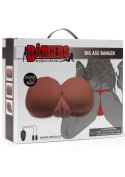Wibrujący Masturbator Realistyczny Big Ass Banger w Odcieniu Ciemnej Skóry