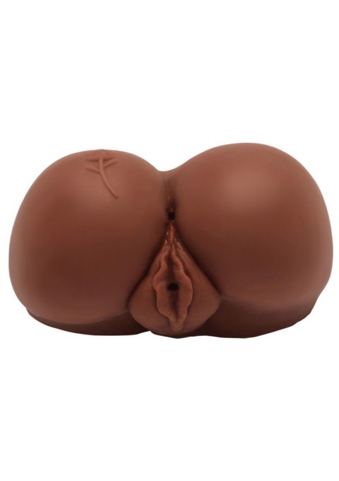 Wibrujący Masturbator Realistyczny Big Ass Banger w Odcieniu Ciemnej Skóry