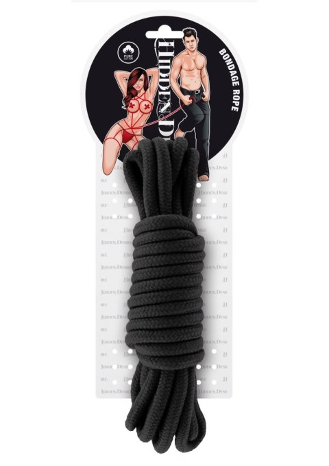 Elegancka Lina Bondage Shibari – 5 m, Czarna