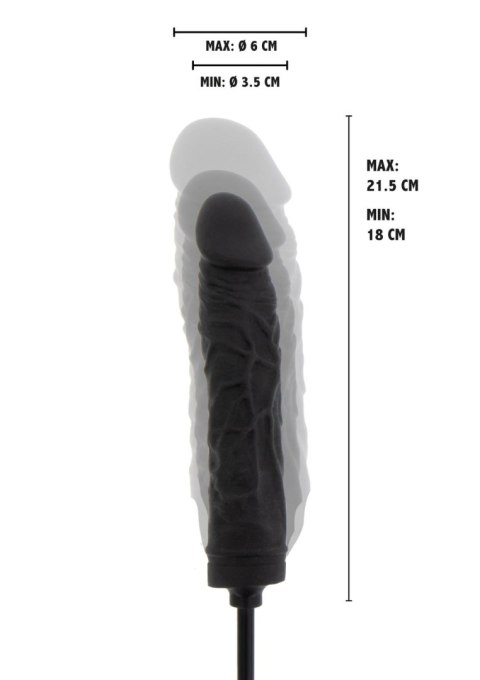 Hidden Desire Extreme: Zaawansowany Nadmuchiwany Dildo Analny