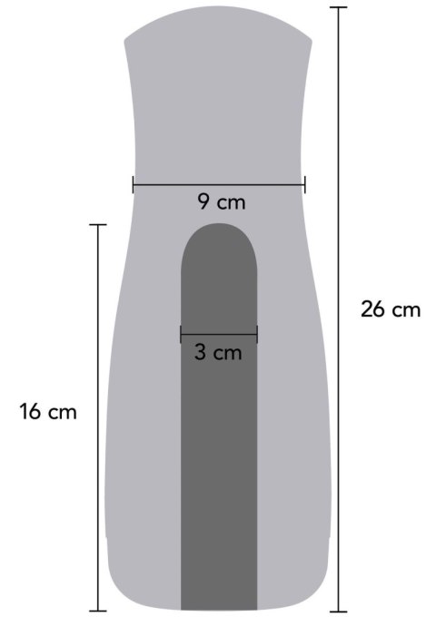 Deep Squeeze – Wibrujący Masturbator z Funkcją Ściskania, Czarny