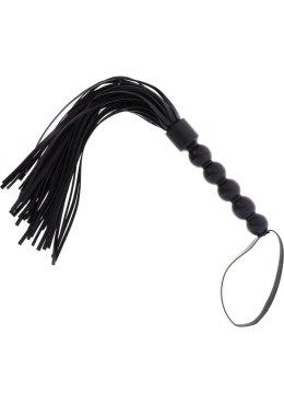 Czarny Flogger z Koralikami