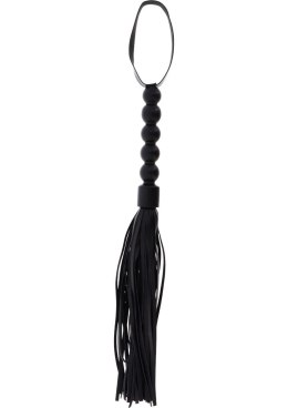 Czarny Flogger z Koralikami