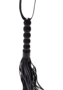 Czarny Flogger z Koralikami