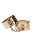 Eleganckie Kajdanki na Nadgarstki w Odcieniu Rose Gold