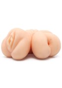 Snug – Podwójny Masturbator Waginalno-Analny, Jasna Karnacja