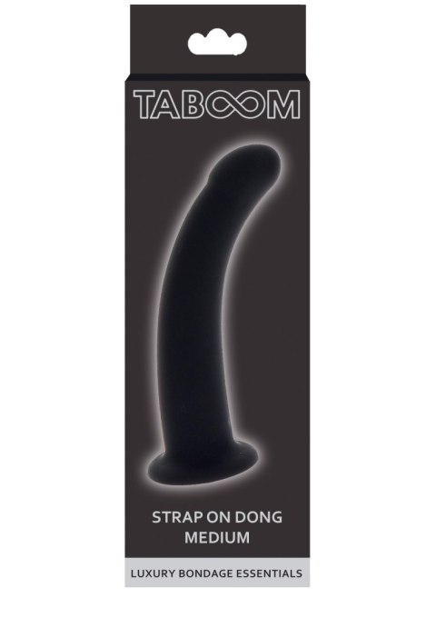 Realistyczny Dildo Strap-On – Czarny (średni)