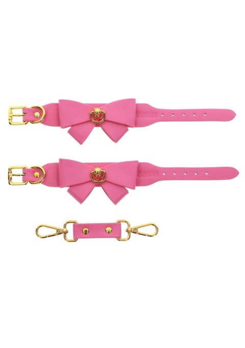 Zmysłowe Kajdanki na Kostki Malibu w Odcieniu Różu