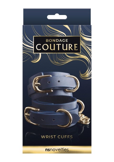 Niebieskie Kajdanki na Nadgarstki Bondage Couture