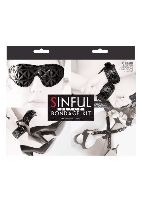 Luksusowy Zestaw BDSM Sinful Black
