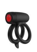 Elitarny Podwójny Pierścień Erektcyjny Elite Power Twin C-Ring z Wibracją