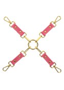 Uprząż Hogtie Malibu – Różowa