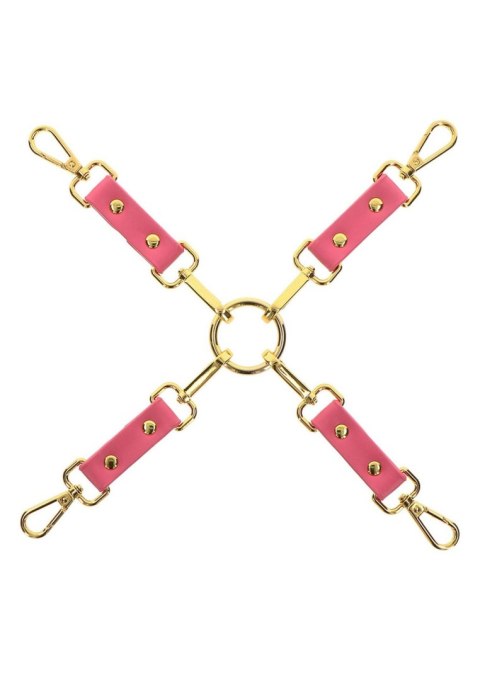 Uprząż Hogtie Malibu – Różowa