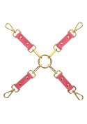 Uprząż Hogtie Malibu – Różowa