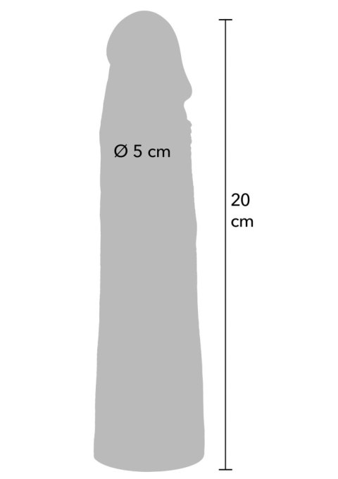 Inferno – Silikonowa Nakładka Przedłużająca Penisa 20 cm