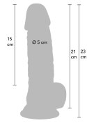 INFERNO: Realistyczne Dildo z PVC i Przyssawką – 21 cm