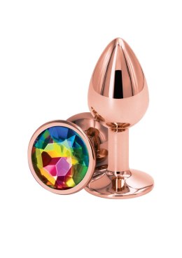 Luksusowy Korek Analny Rose Gold S Multicolor
