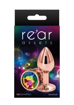 Luksusowy Korek Analny Rose Gold S Multicolor
