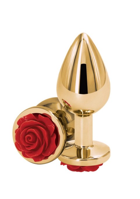 Korek Analny Rose w Odcieniu Czerwieni (Rozmiar M)