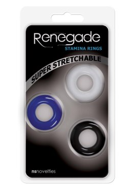 Wielokolorowe Pierścienie Erekcyjne Stamina Renegade