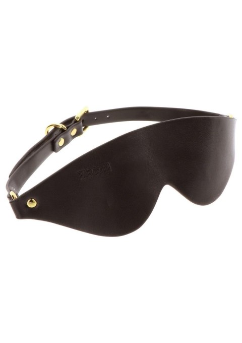 Zmysłowa Czarna Maska z Ćwiekami TABOOM Blindfold