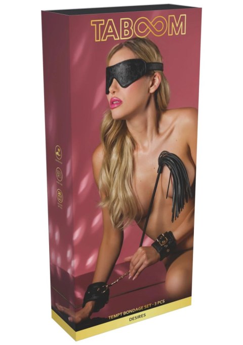 Uwodzicielski Zestaw Bondage Tempt 3-częściowy